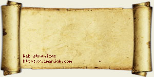 Žanka Balzamović vizit kartica